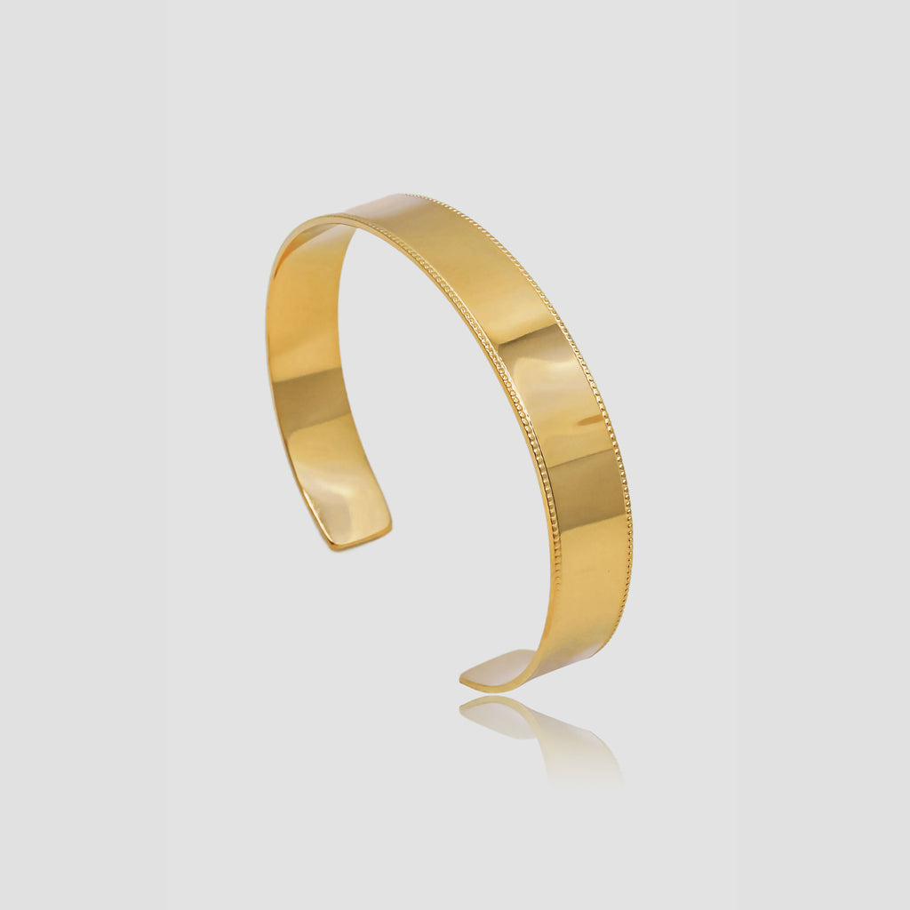 LUX Gold Plain Design Cuff